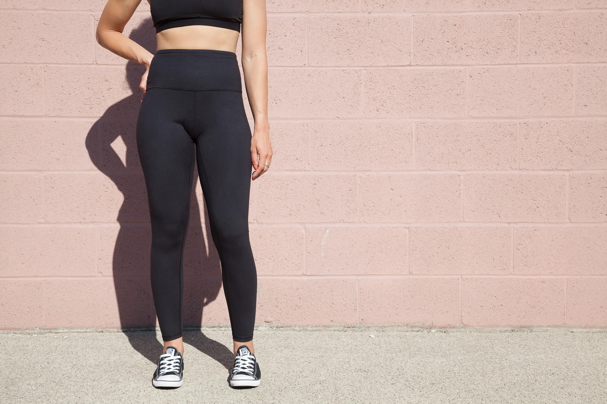 Black Active Leggings - Image 3