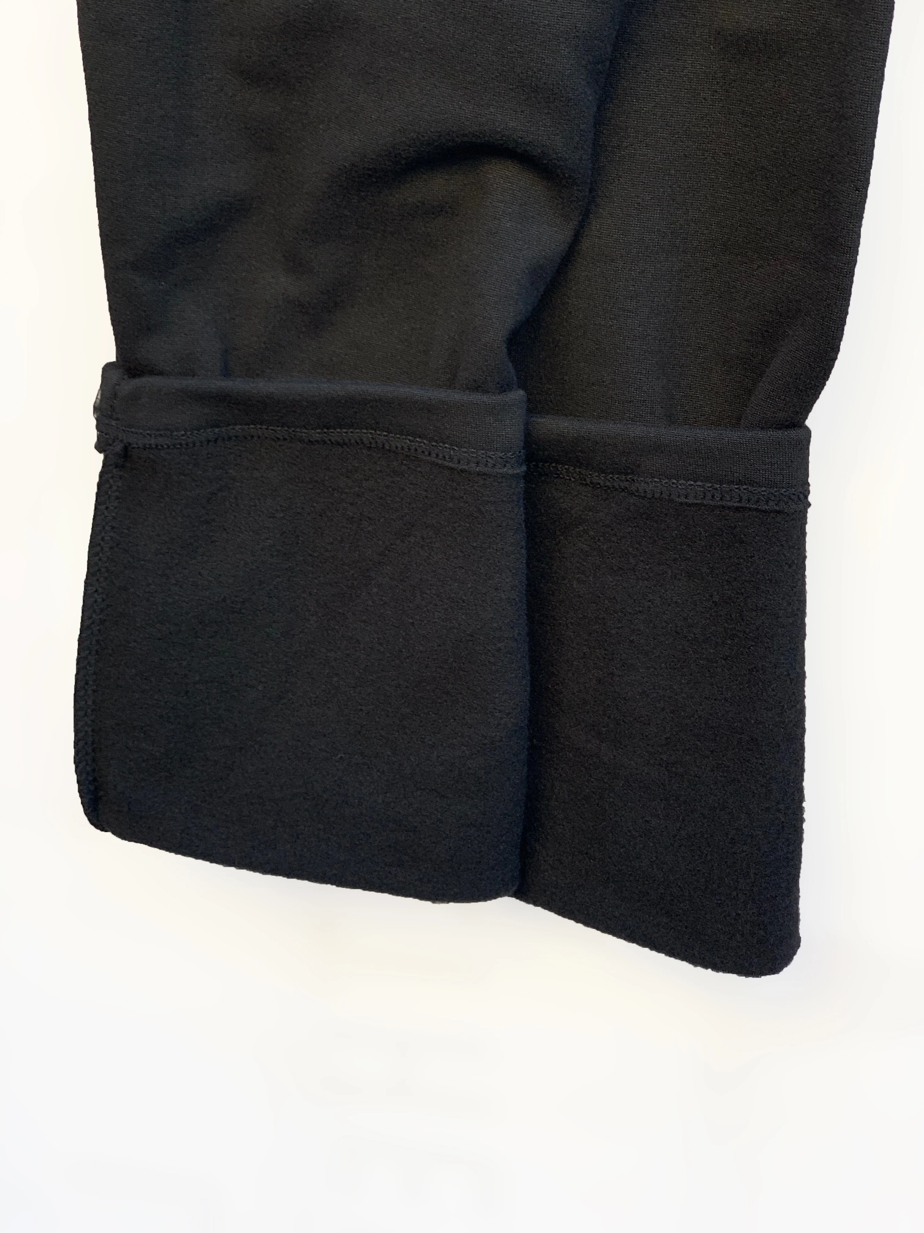 Black - Fleece Lined - Yoga Waist Band - Image 3