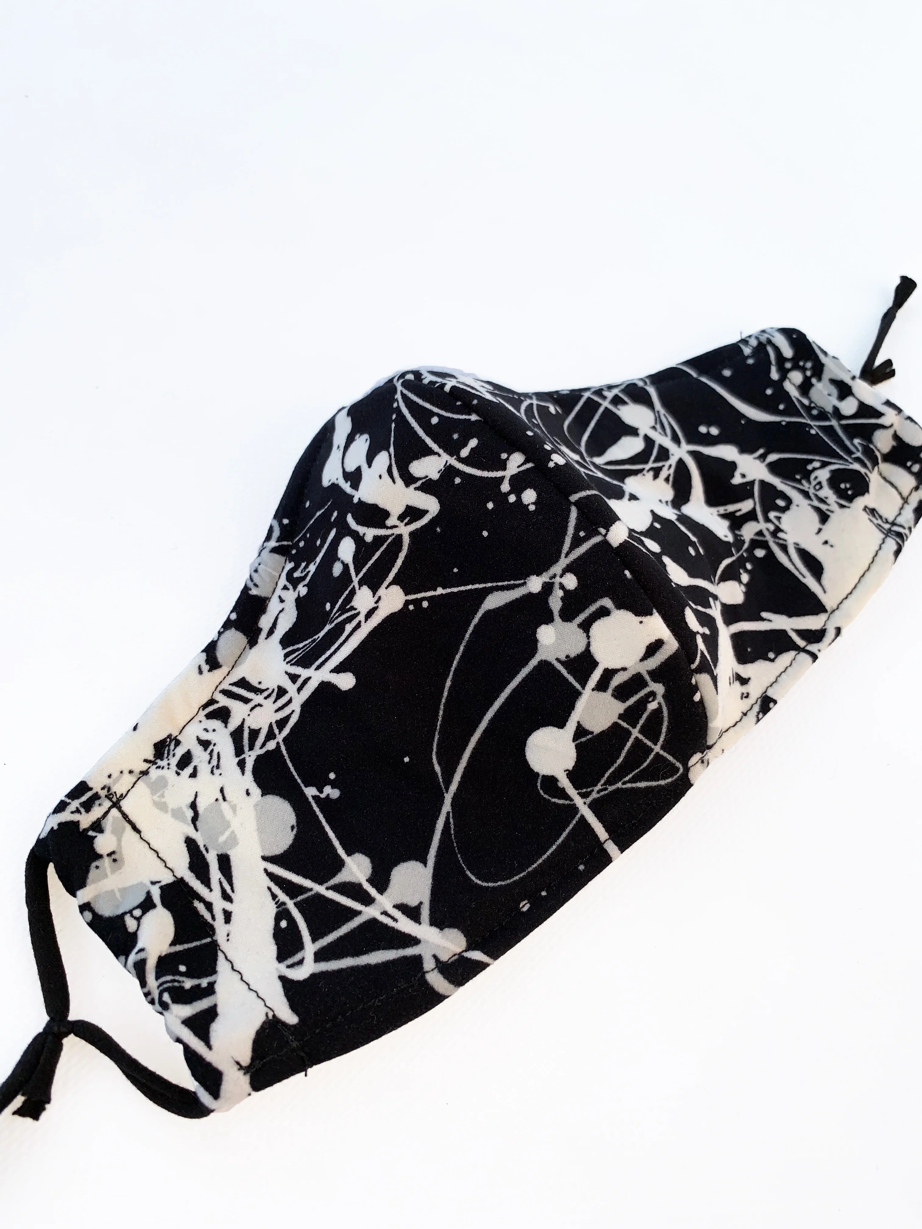 Black Splatter Face Mask - Image 2