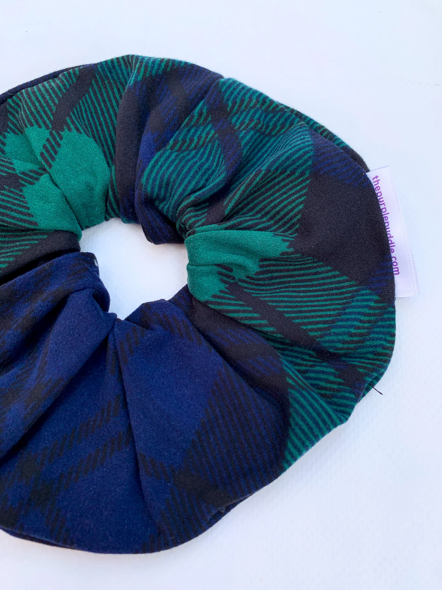 Black Watch Tartan Scrunchie