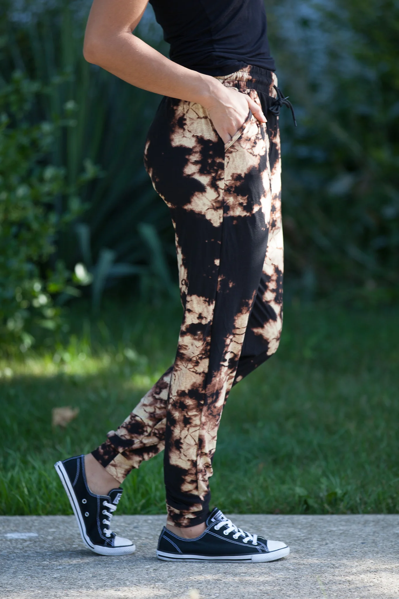Bleach Tie Dye Joggers - Image 4
