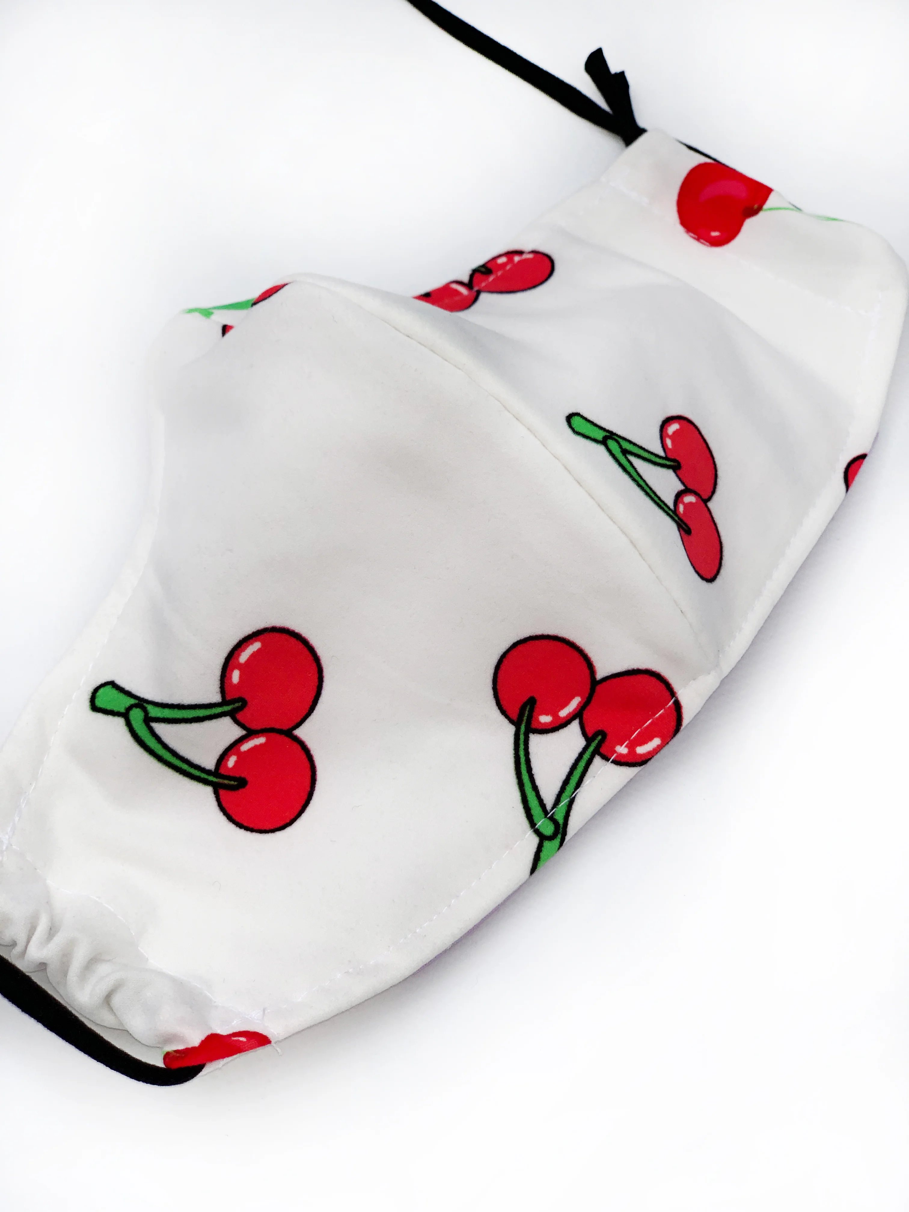 Cherry On Top White Face Mask - Image 2