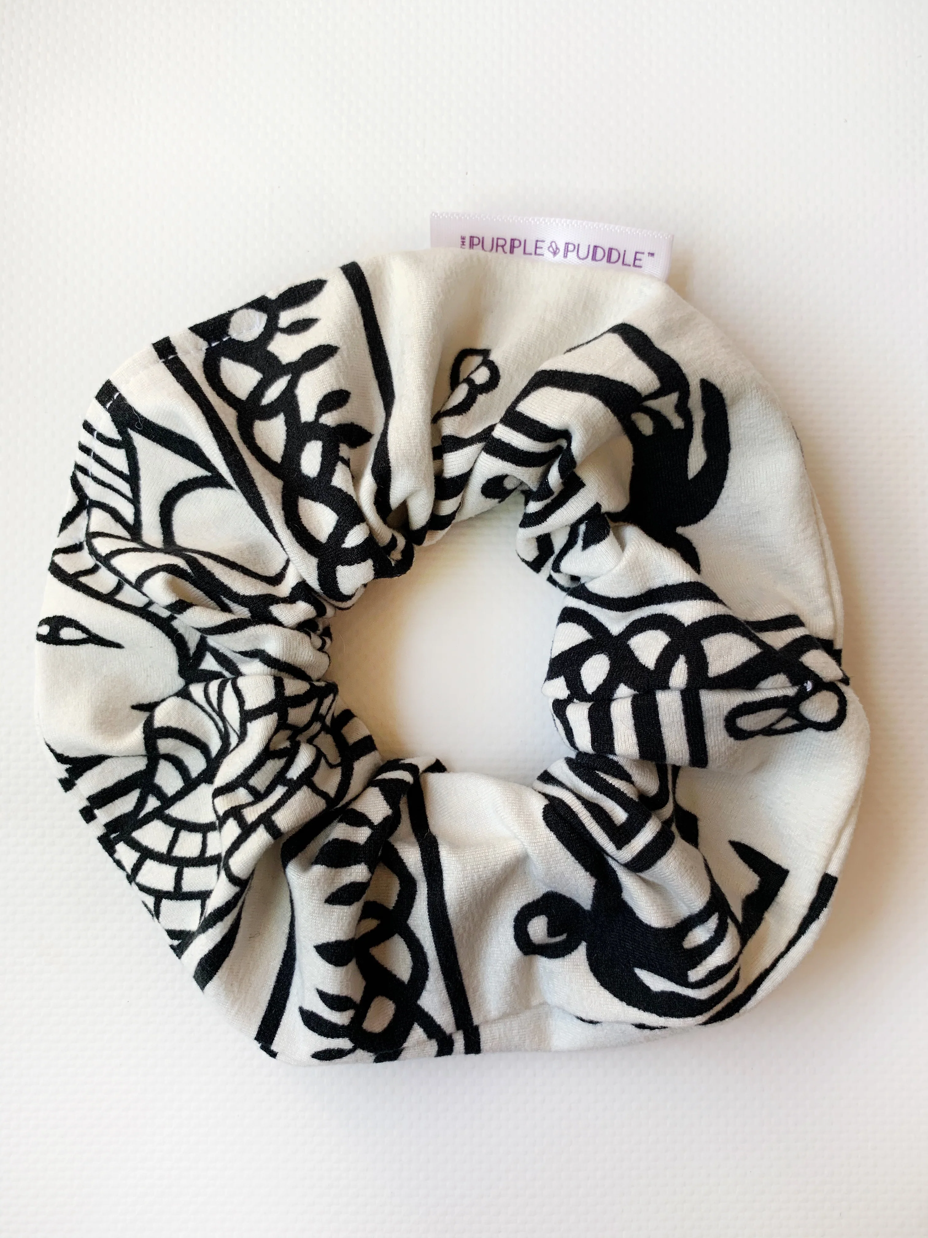 Copy of Black Hieroglyphics Scrunchie - Image 2