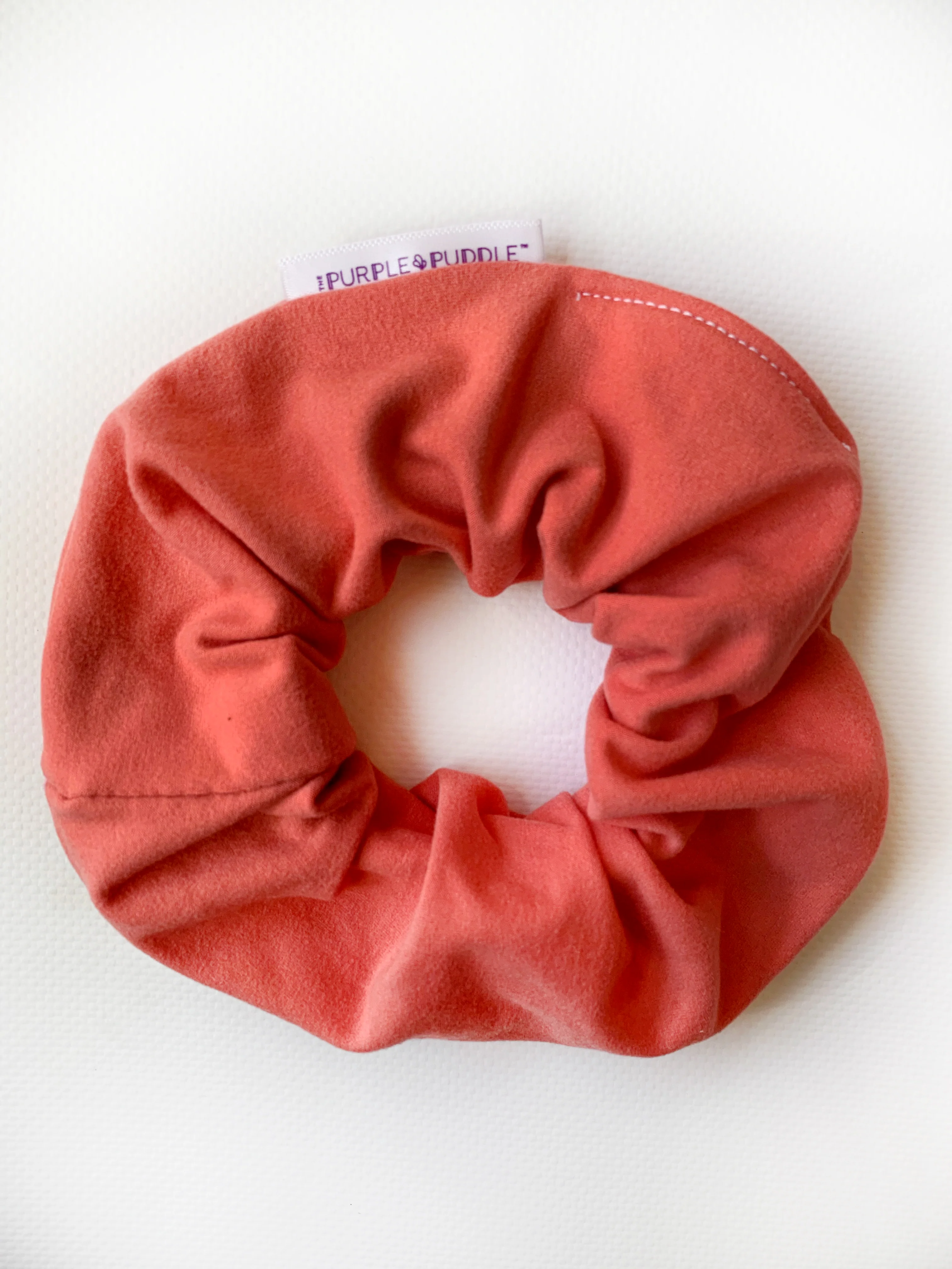 Coral Pink Scrunchie - Image 2