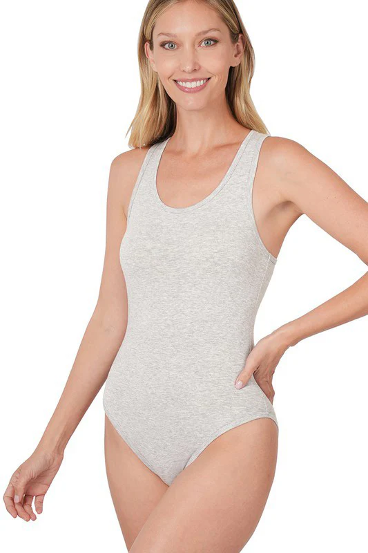 Cotton Racerback Body Suit - Image 3