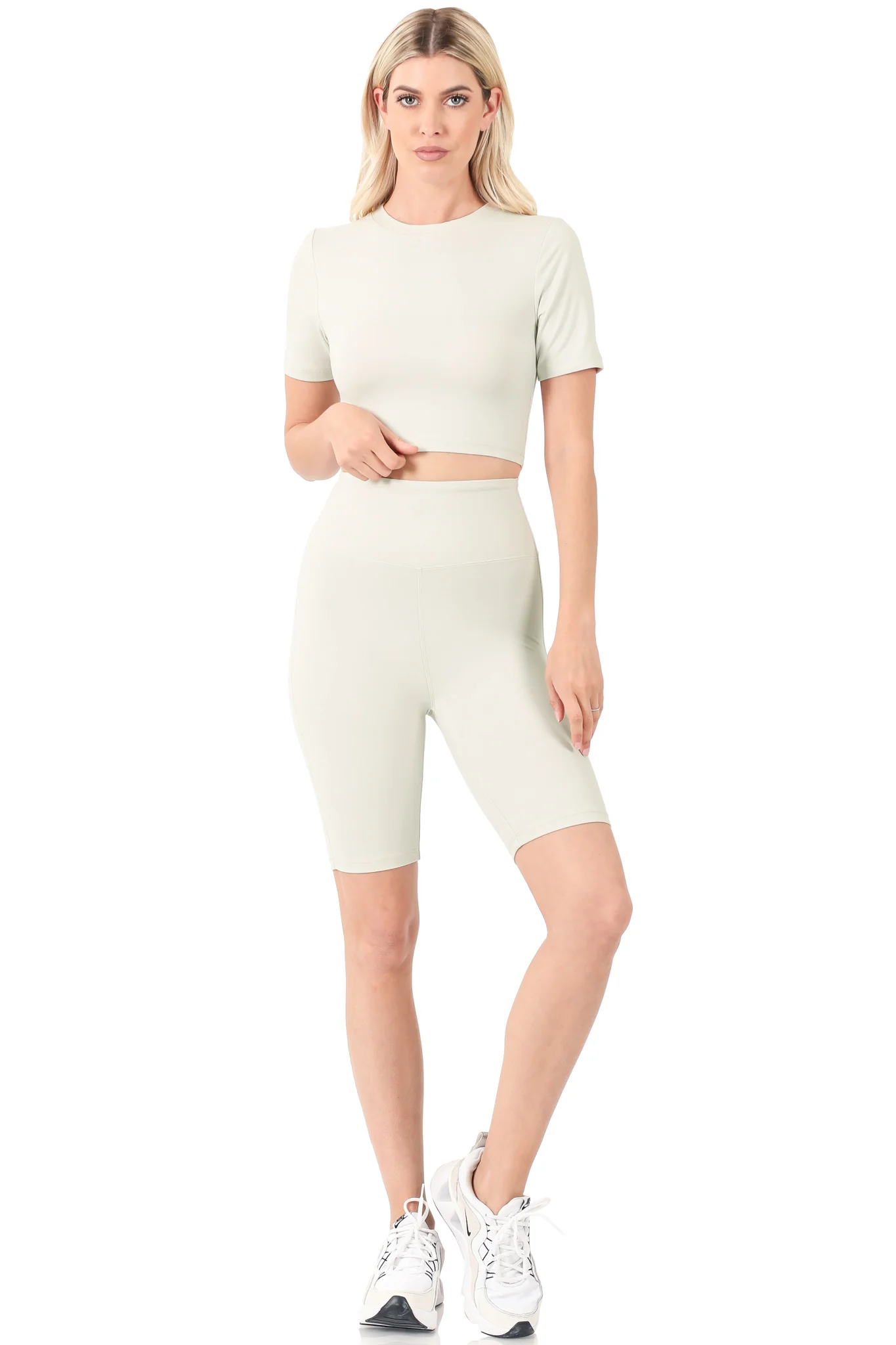 Crop Top & Biker Short Set - Image 21