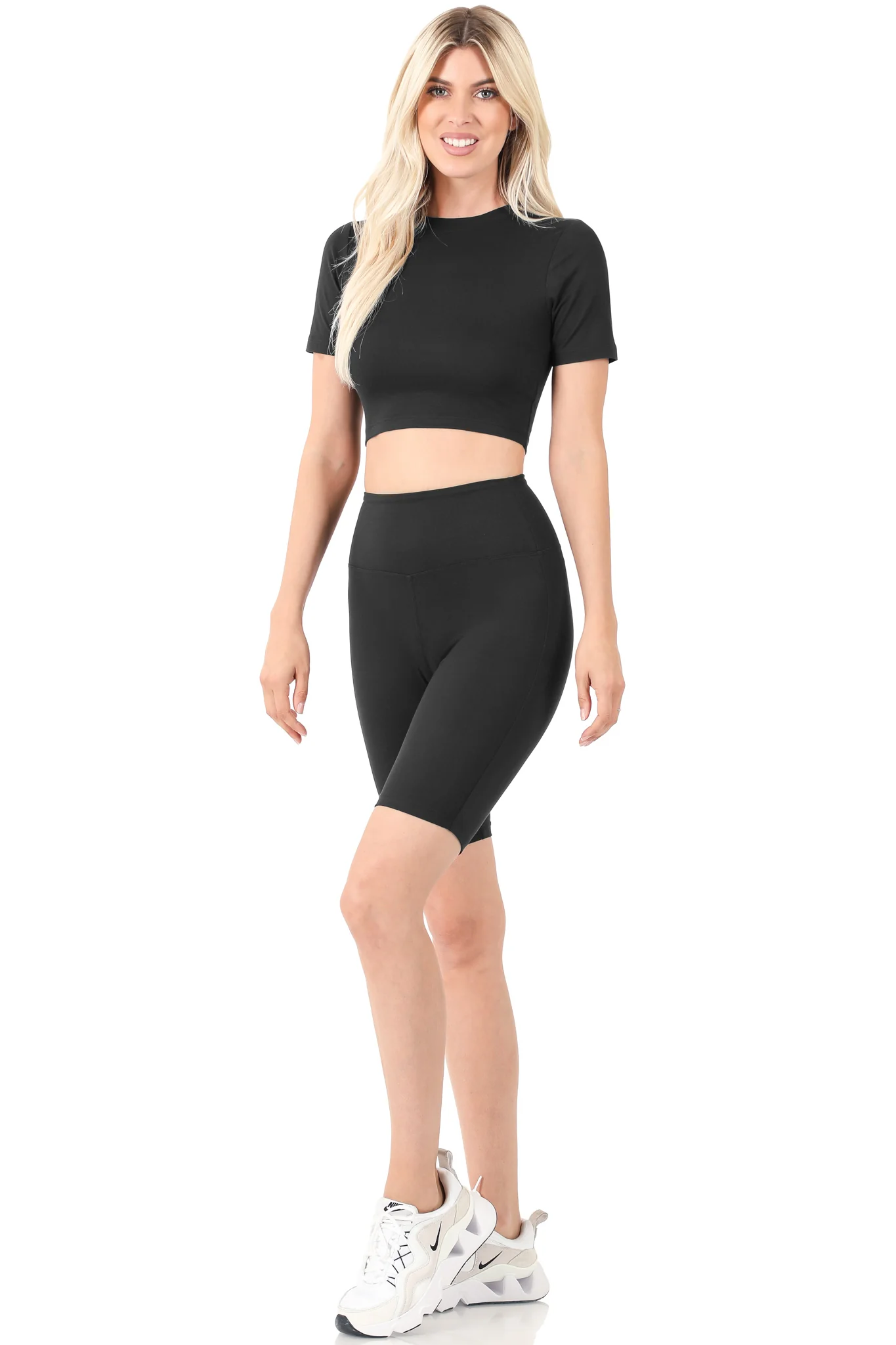 Crop Top & Biker Short Set - Image 6