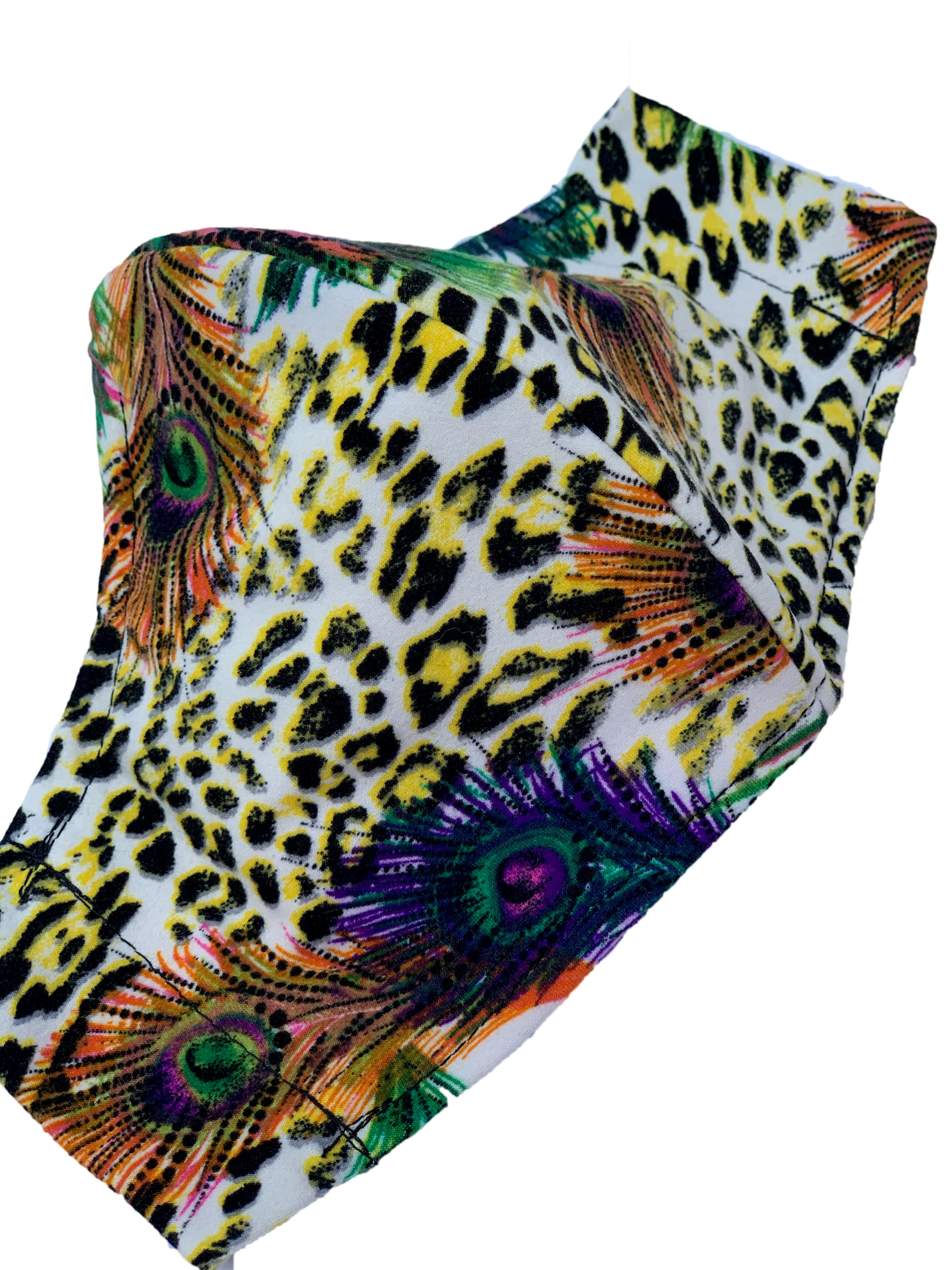 Peacock Paradise Face Mask - Image 2