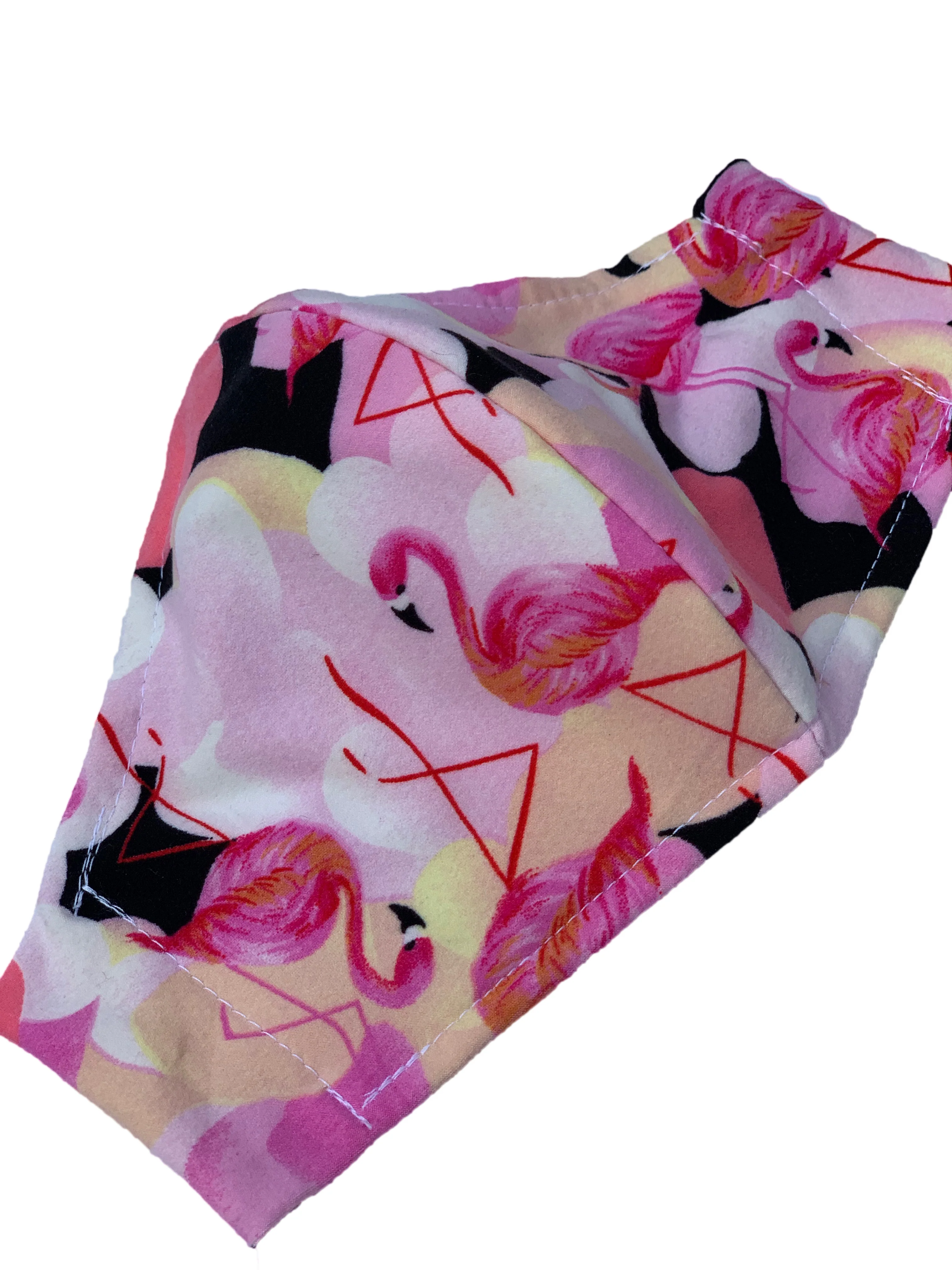 Flamingos In Love Face Mask