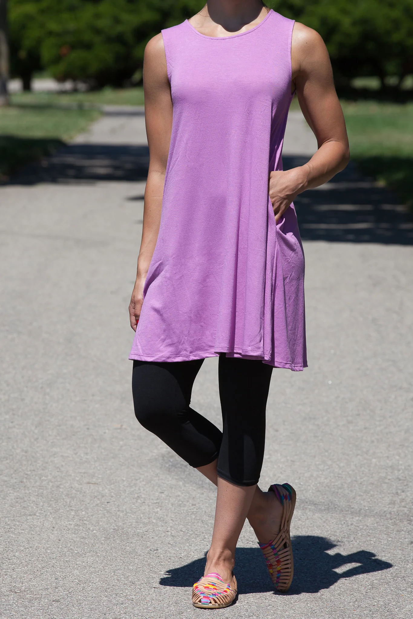 Long Tank Tunic (WITH POCKETS) - Image 11