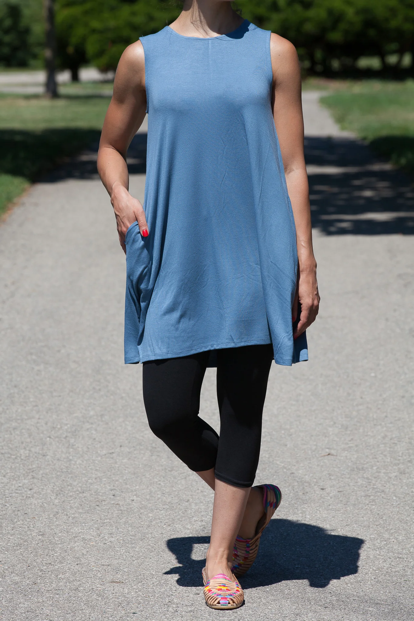 Long Tank Tunic (WITH POCKETS) - Image 24