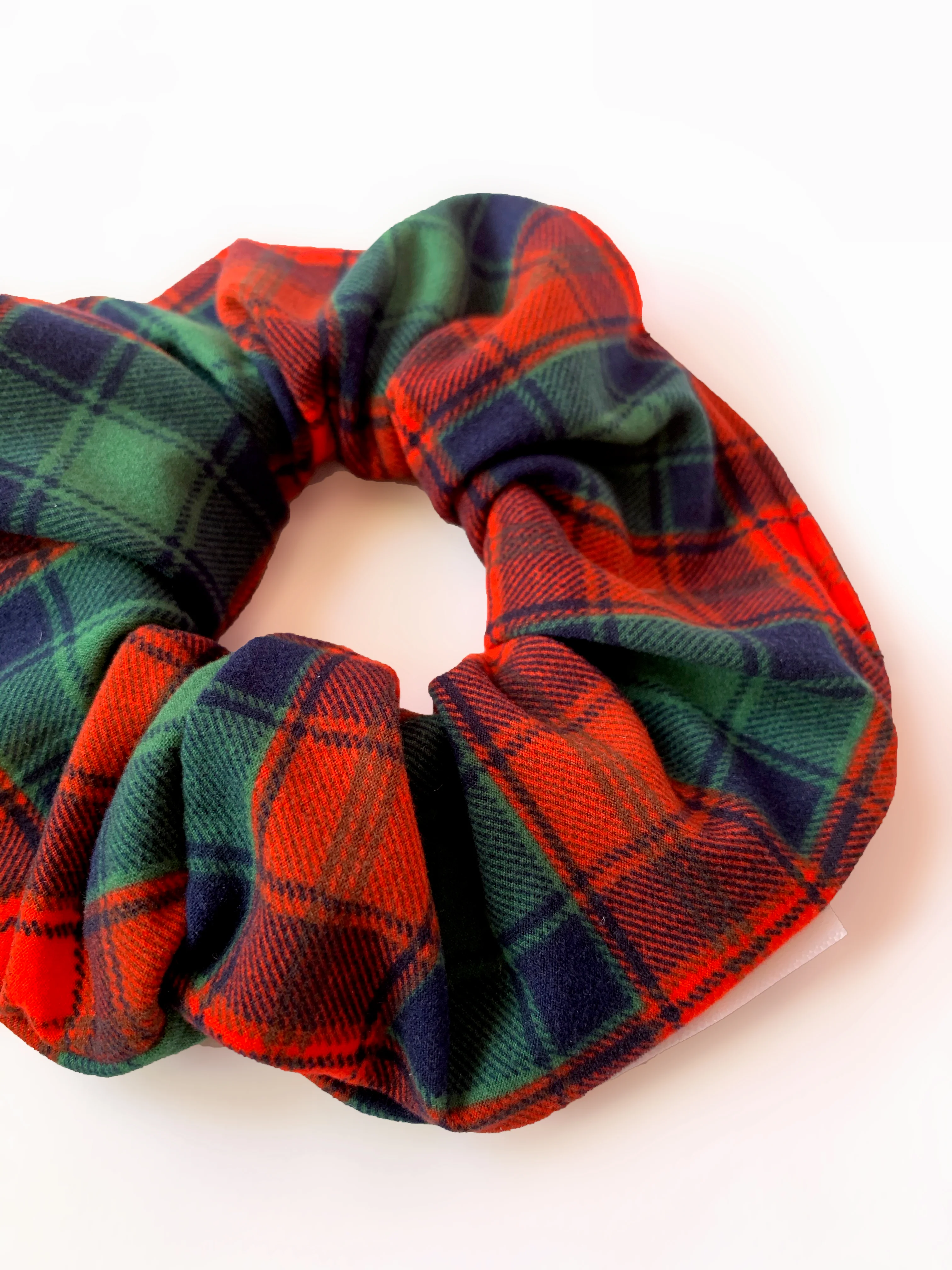 Merry Plaid Scrunchie