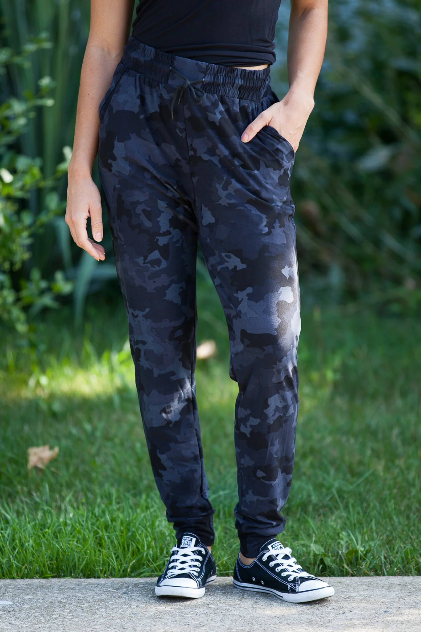 Midnight Camo Joggers - Image 3