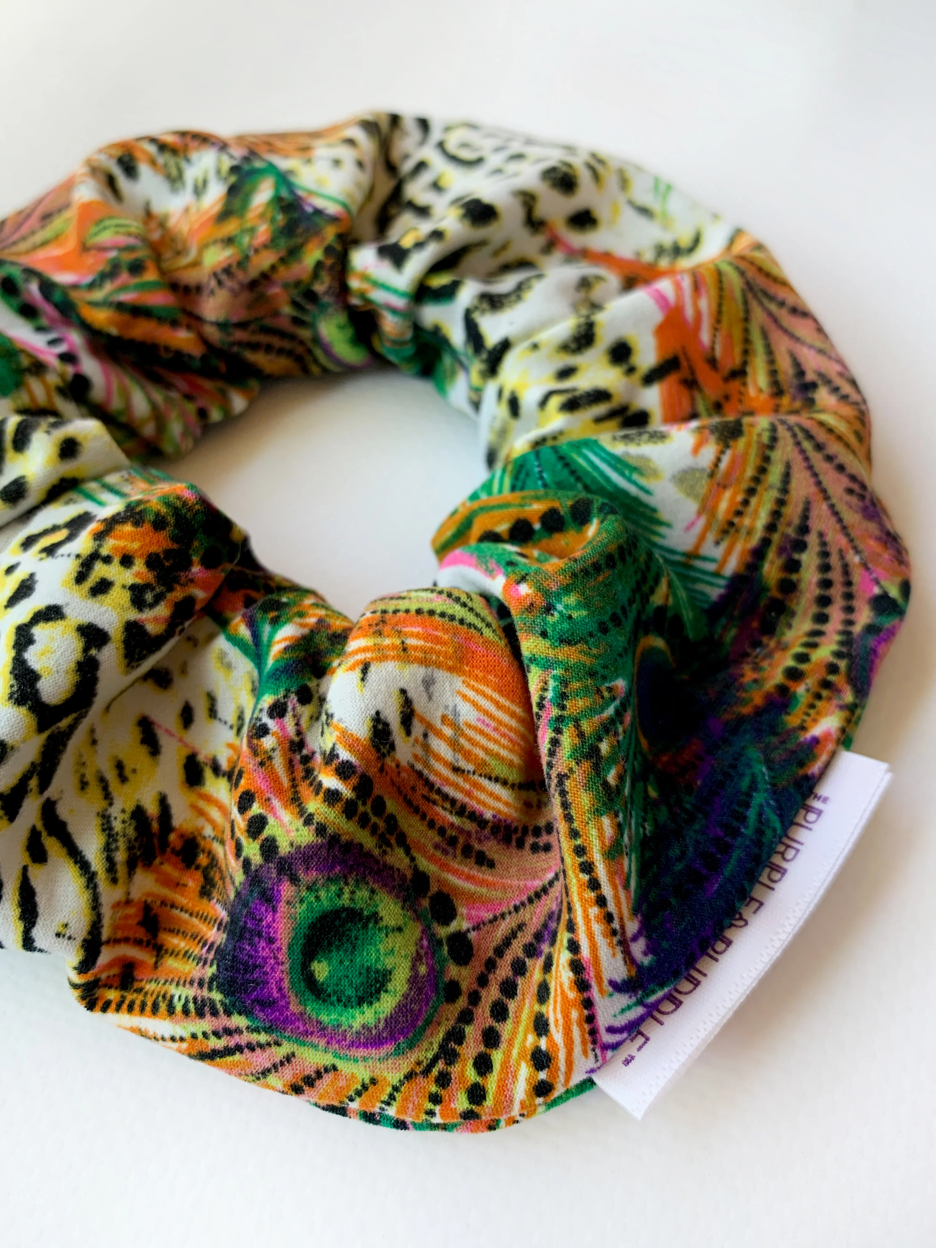 Peacock Scrunchie