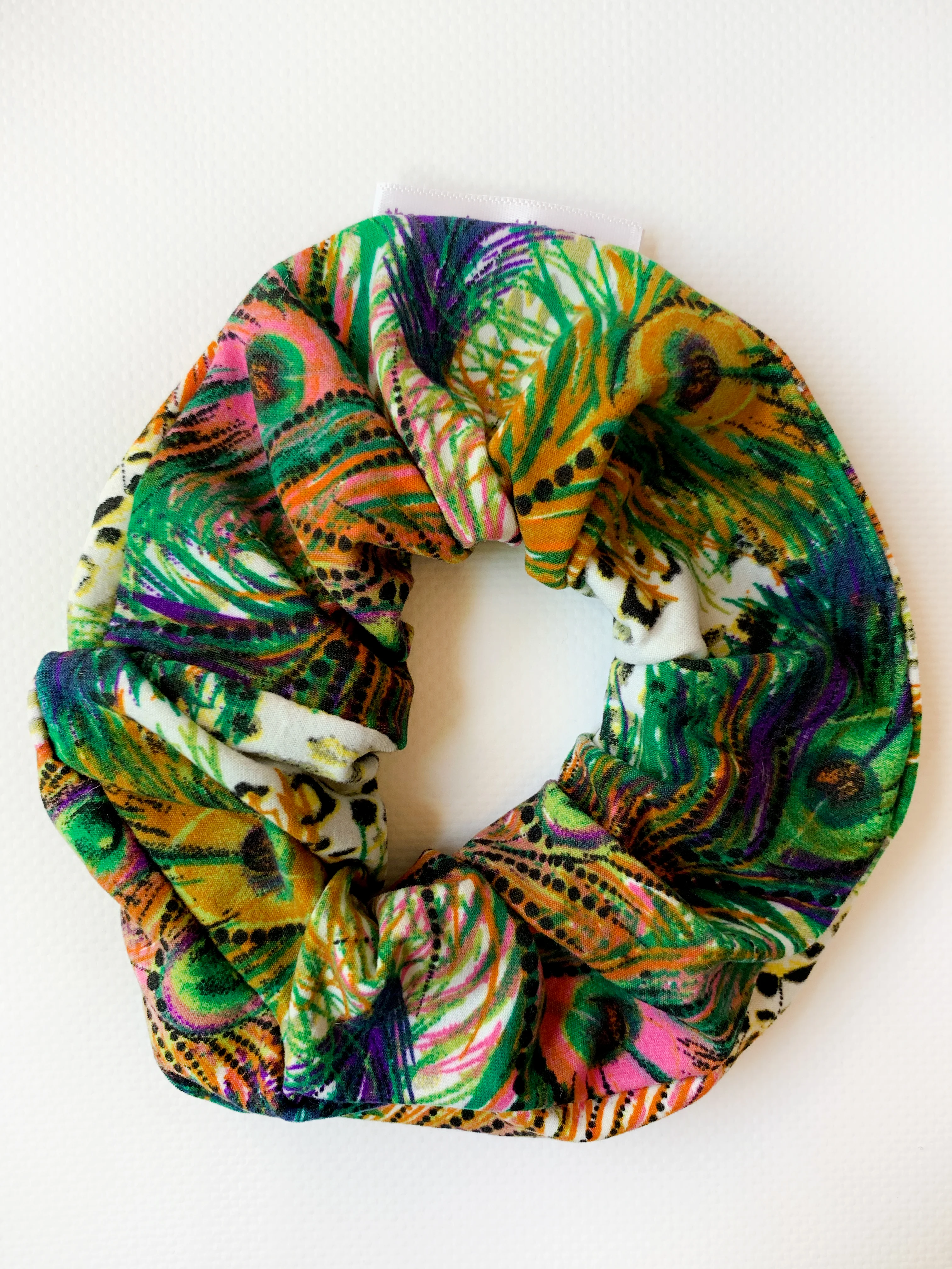 Peacock Scrunchie - Image 2