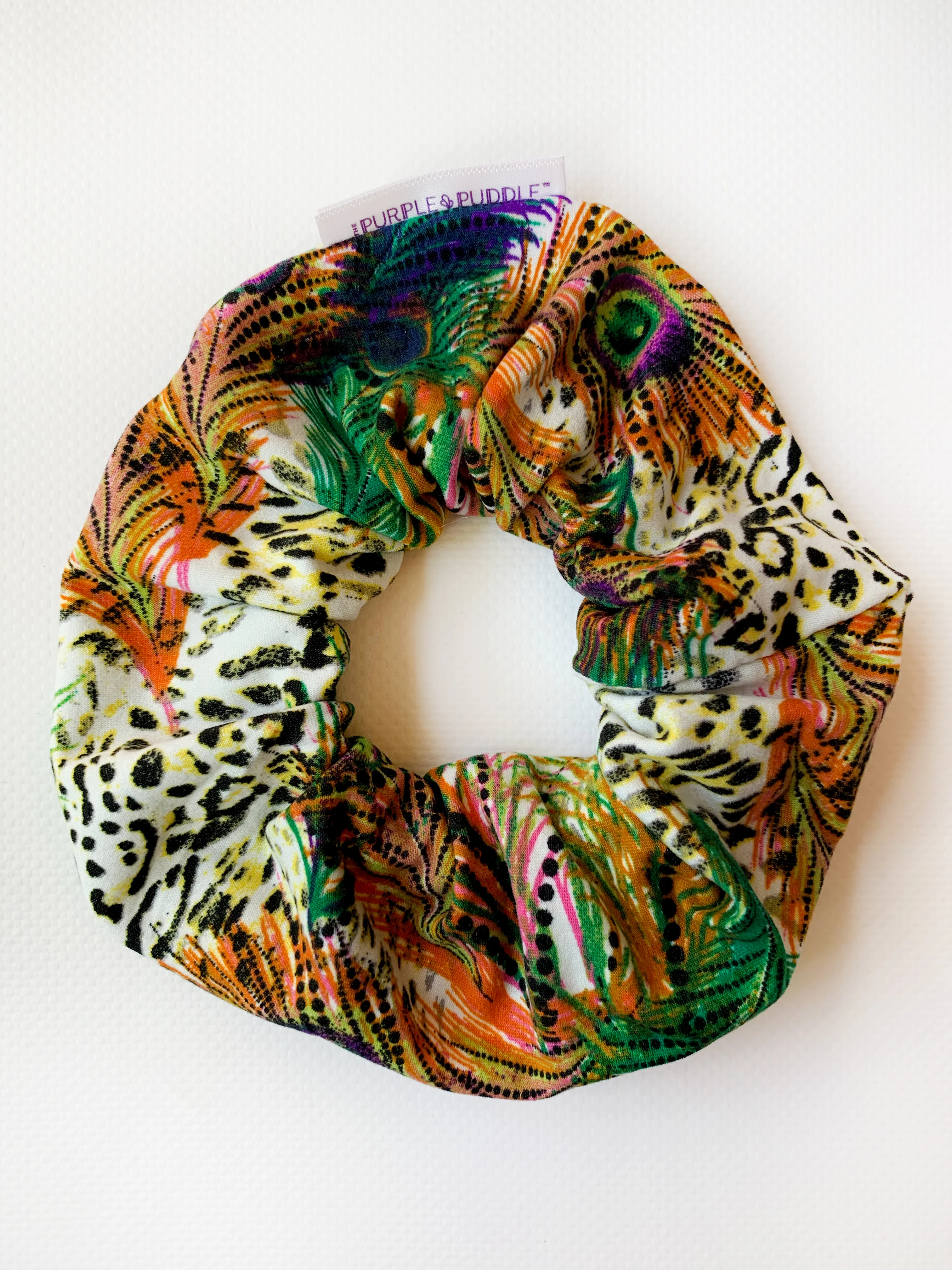 Peacock Scrunchie - Image 3