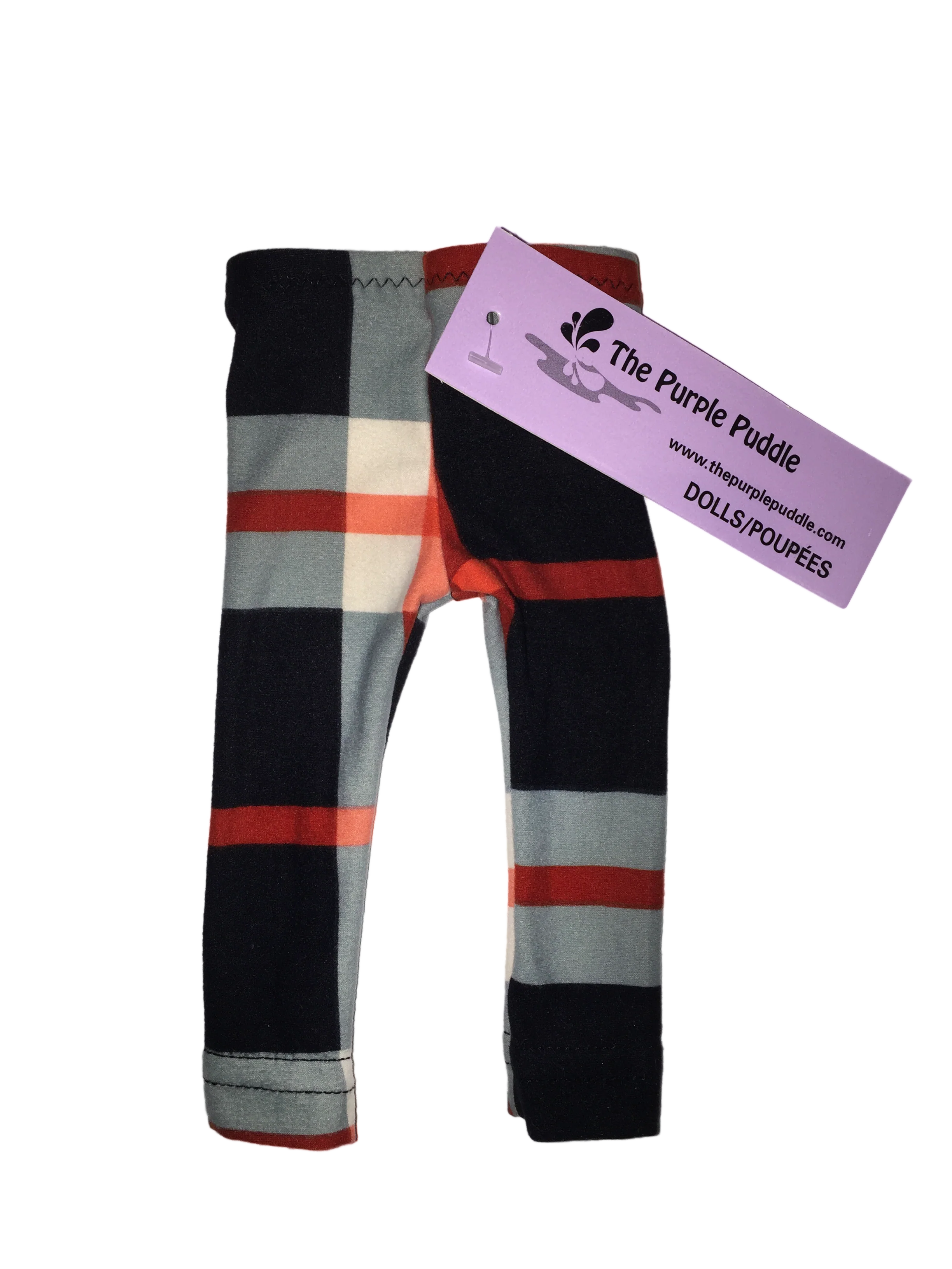 Pepper Plaid Doll Leggings