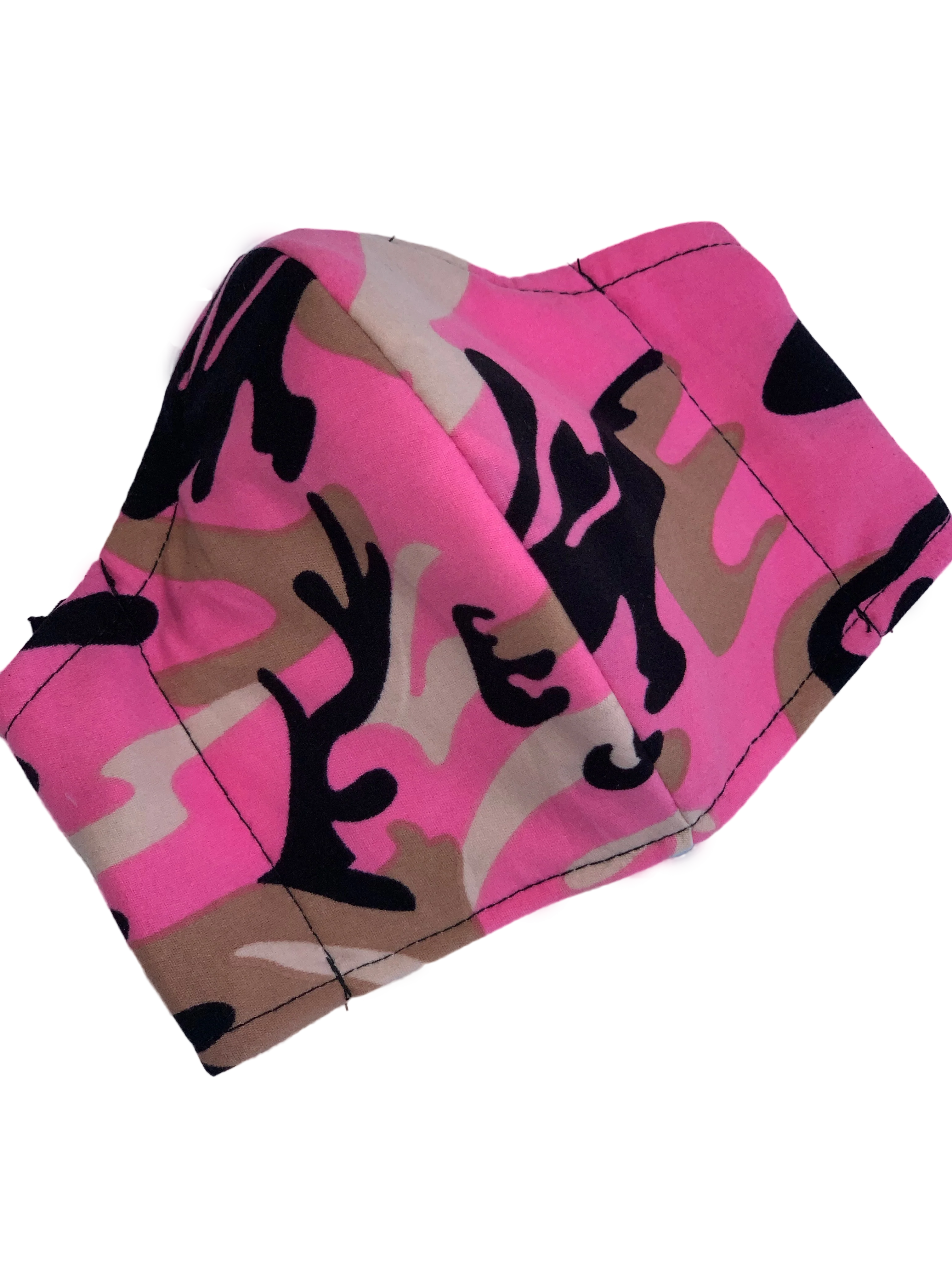 Pink Camo Face Mask