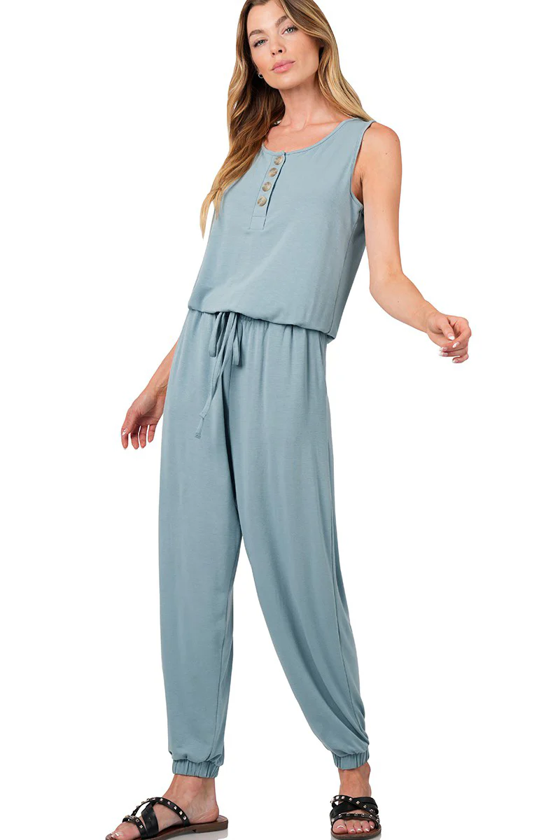 PLUS SIZE Jogger Jumpsuit (with pockets) - Image 4
