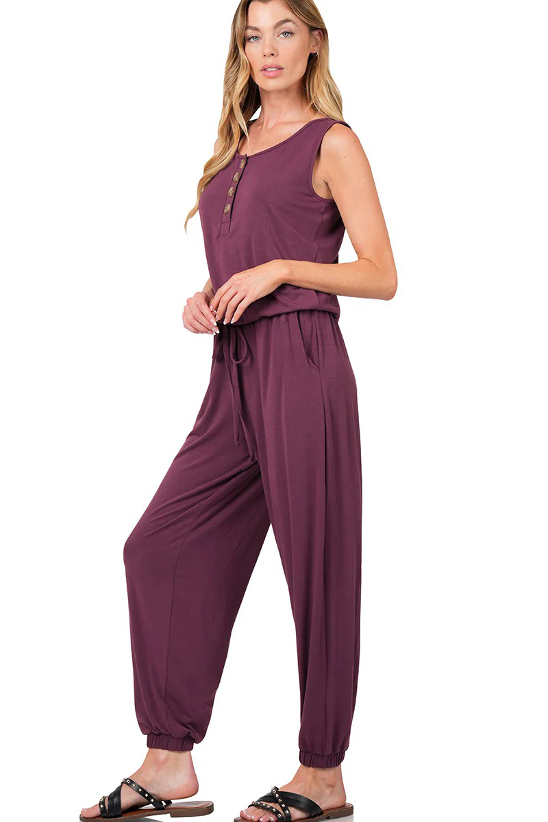 PLUS SIZE Jogger Jumpsuit (with pockets) - Image 5