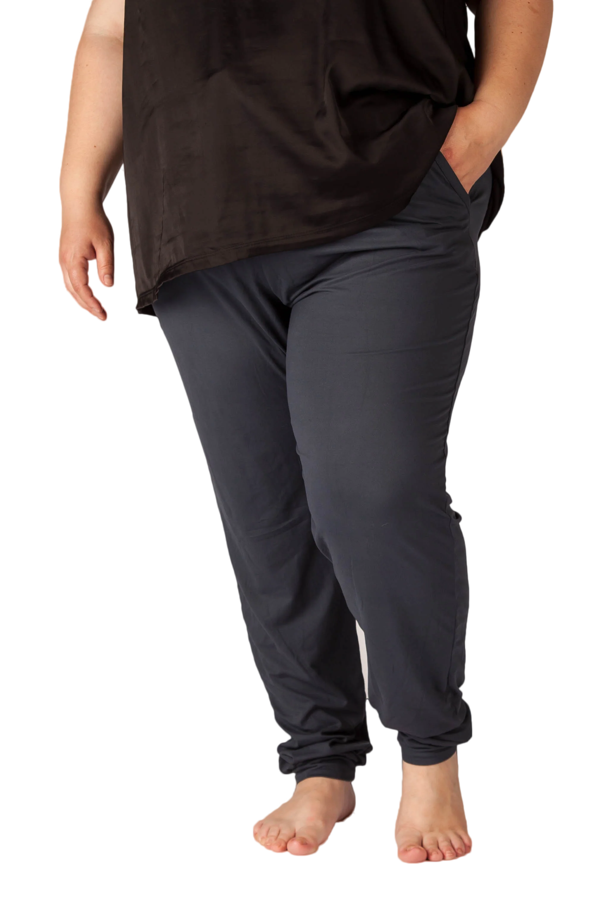 Solid Colour Joggers Plus - Image 3