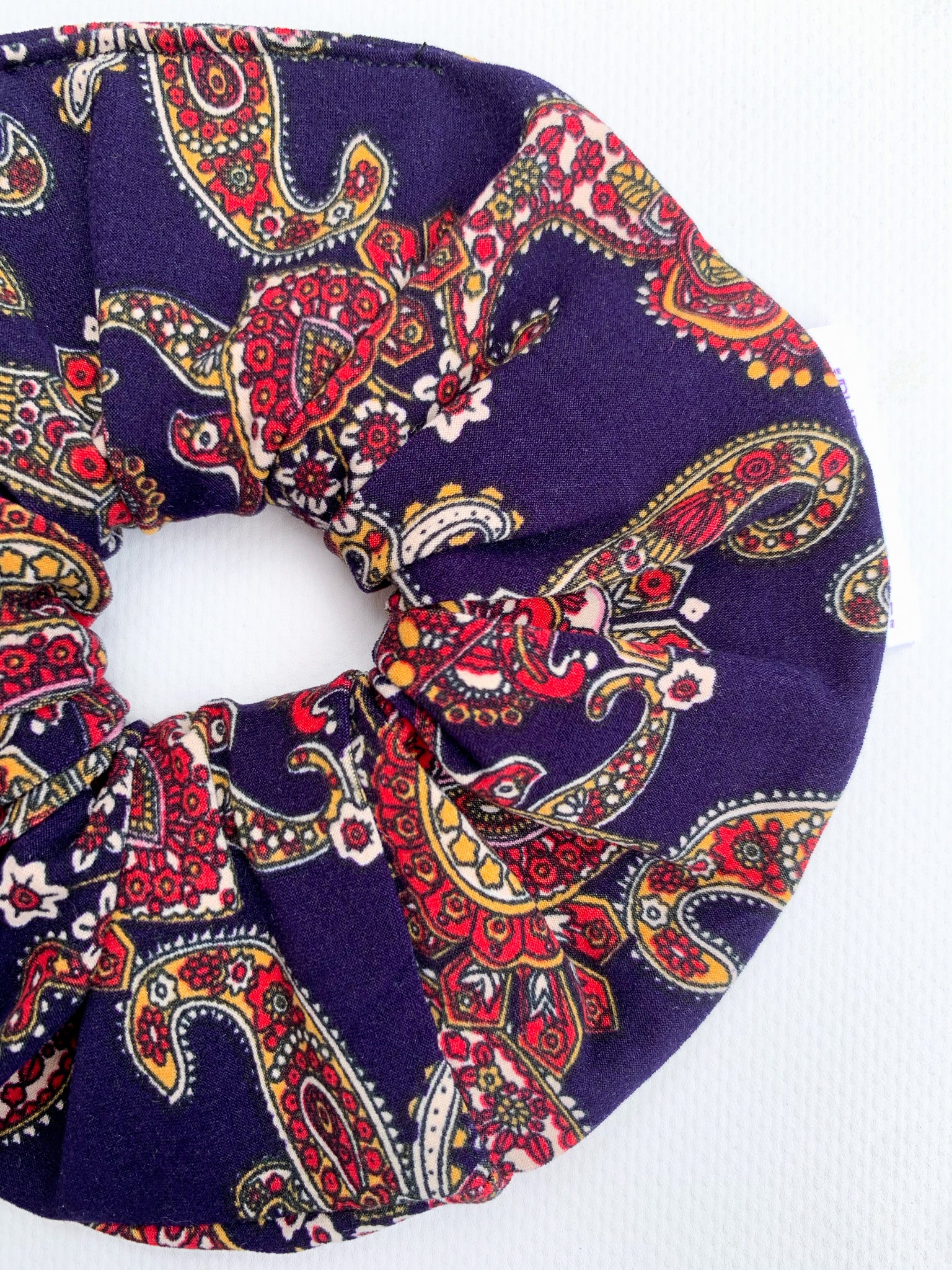 Purple Paisley Scrunchie - Image 2