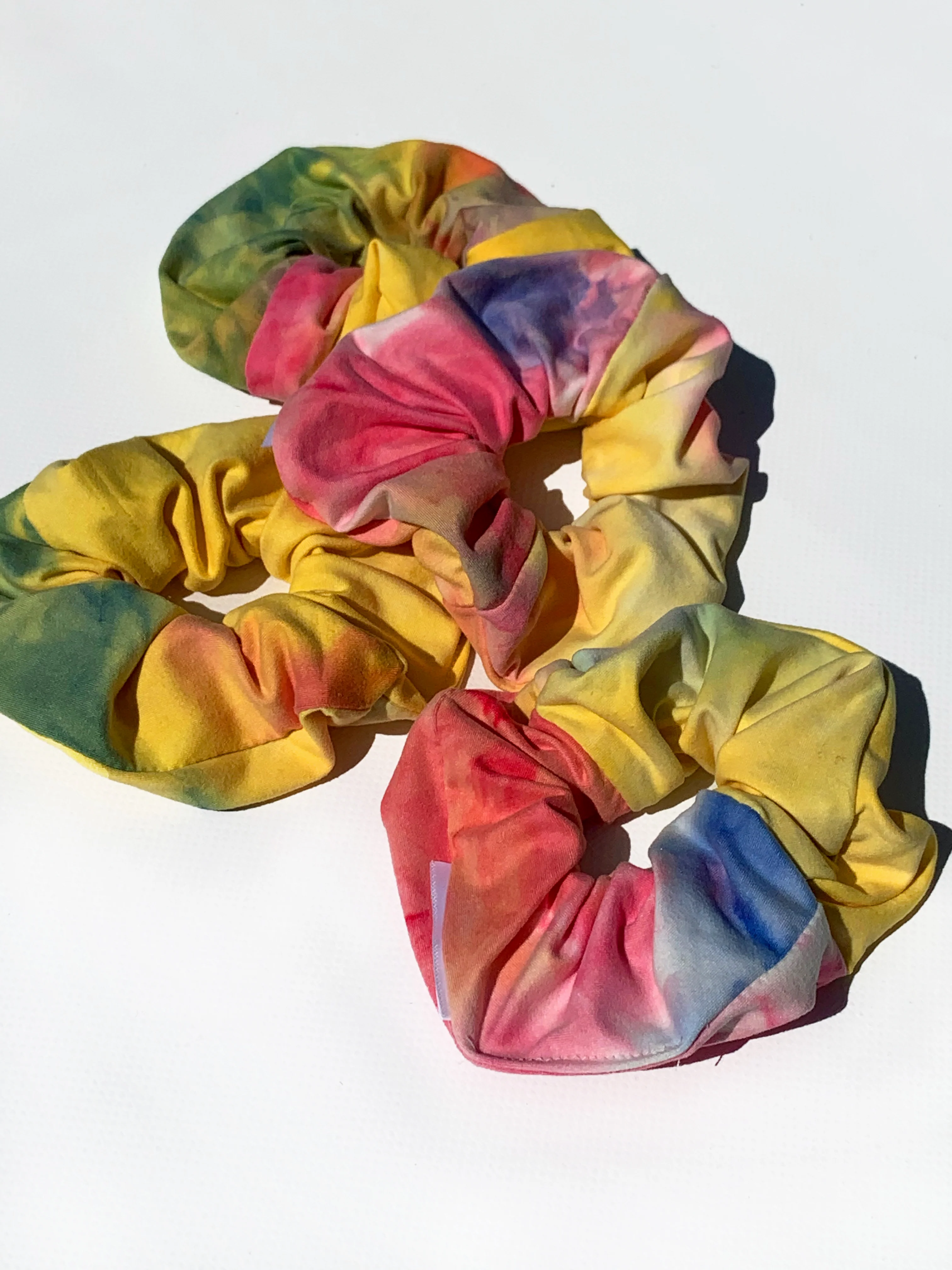 Rainbow Tie Dye Scrunchie - Image 2
