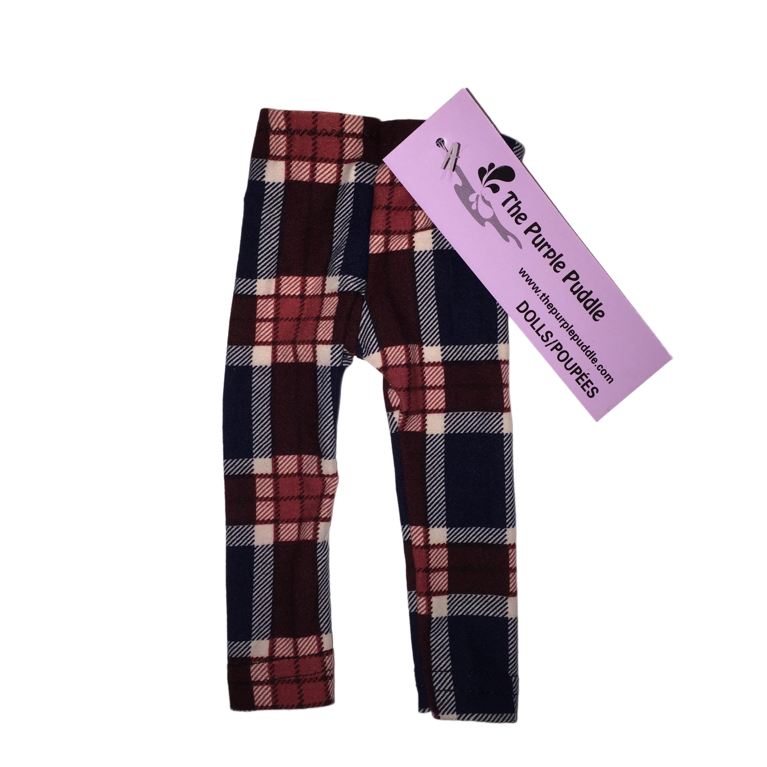 Rory Plaid Doll Leggings