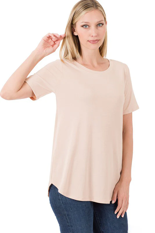Short Sleeve Front Back Scoop - Image 28