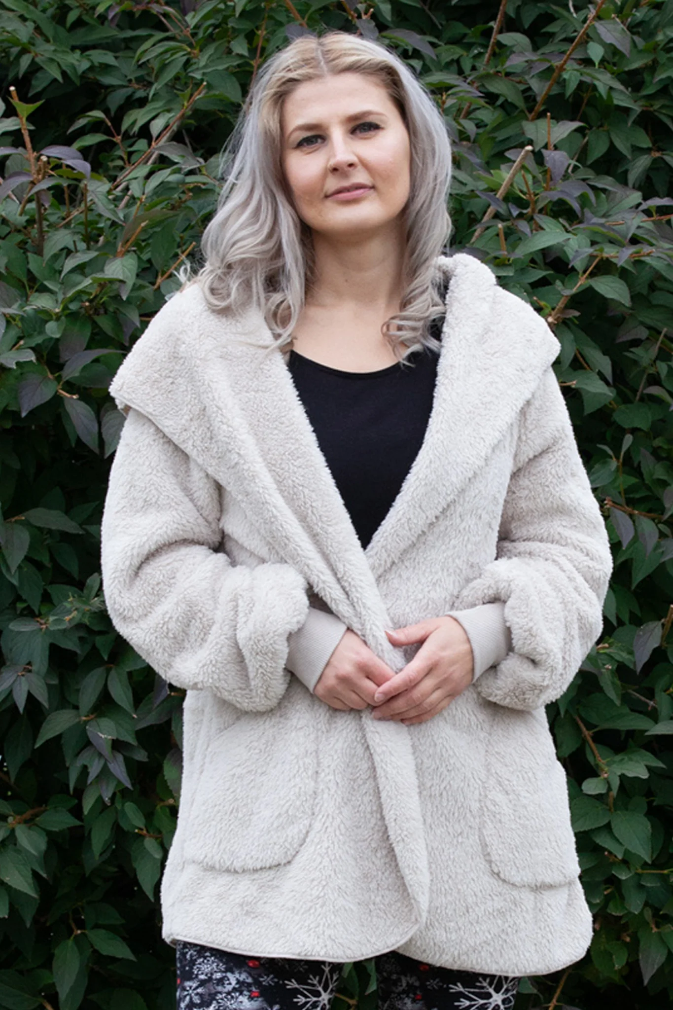 Ultra Soft Faux Fur Hooded Sweater (With Pockets) - Image 3
